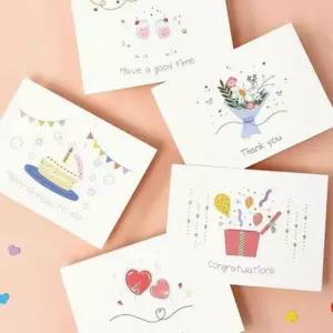 [문구/오피스] 셀러브레이트 카드 X5개 생일카드 축하카드 감사카드