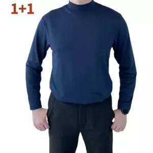1+1 소프트 남자 반목 기모 작업티셔츠 겨울티셔츠 겨울작업복상의