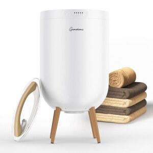 가모홈 타월 워머 럭셔리 난방 버킷 u2013 블루투스 스피커, 앰비언트 라이트 및 자동 차단 u2013은 40인치 x 70인치 타월, 배스로브, 담요 u2013에 잘 어울립니다. 좋은 선물 아이디어입니다