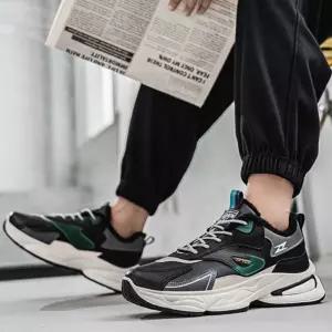 감각적인 컬러믹스 캐주얼 남성용 기모 키높이 운동화