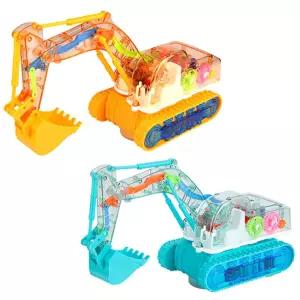 LED 크리스탈 기어 포크레인(색상랜덤)