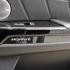 모하비더마스터 카본스타일 도어가니쉬 메탈트렁크가니쉬