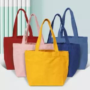 에코백 데일리 캔버스 미니 무지 미니손가방 드링크백 12컬러