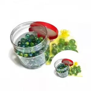 민속 추억 놀이 대용량 유리구슬 1통 알까기 구슬치기 게임용 교구 소품