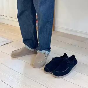 느디 국산 남자 사선 절개 세무 스티치 끈 로퍼 3cm