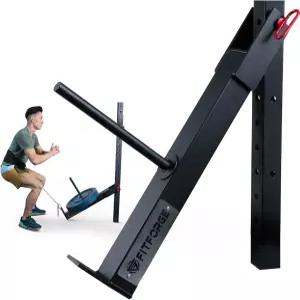 랙 및 스쿼트 벨트용 핏포지 벨트 가능 홀 호환 절약형 공간 파워 플레이트와 스탠드 홈 모든 부착