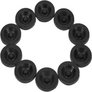 10 팩 트레일러 액슬 휠 고무 EZ 캠퍼 플러그 더스트 액슬에 허브 그리스 덱스터 윤활유 캡 적합합니다