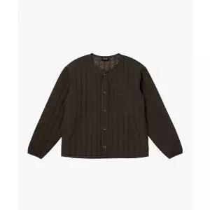 골스튜디오 VERTICAL QUILTED CARDIGAN-BROWN 1700079