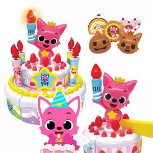 케이크장난감 핑크퐁 멜로디 생일케이크 핑크퐁 생일케이크 장난감
