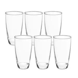 두꺼운 머그컵 450ml 6P 세트 맥주 주스 커피 유리컵