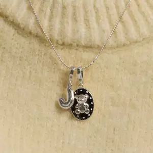 [로메트] 14K GP 모브 커스텀 이니셜 목걸이 WG_MJ5071BRN