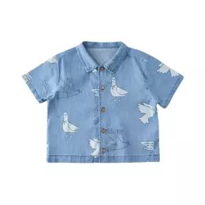 [롯데백화점]리틀그라운드 (DL)데님인더박스-데님카라셔츠남방(76311-322-01)