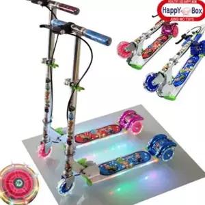 유아 킥보드 안전 불빛 씽씽카 어린이 킥보드 접이식 높이조절 플라스틱 브레이크 알루미늄 스쿠터 야간용