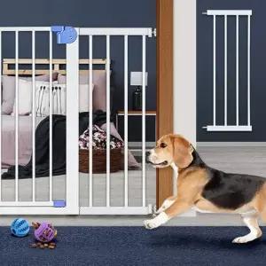 안전문 확장패널 28cm 강아지 현관 칸막이 애견울타리 강아지안전문 방묘문 애견안전문