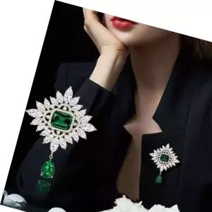 선물브롯지 오픈방지 10종 정장 진주 브로치 가디건 매너 옷핀