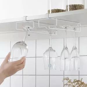 [콩심팥심]선반 걸이 와인잔 거치대 와인 컵 보관 홀더 렉 행거 랙 트레이