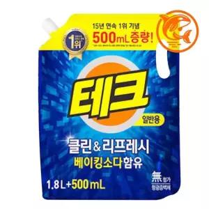 다목적 세정력 액체세제 리필 2.3L 신선한 청결세제