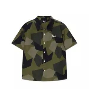 [백화점 정품] Lee 키즈 카모 패턴 반소매 셔츠 LK2502SS04CA