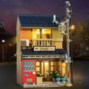 미니 블럭 모듈러 심야식당 일식 스시집 카페 조립완구 가락방 모던블록 세트