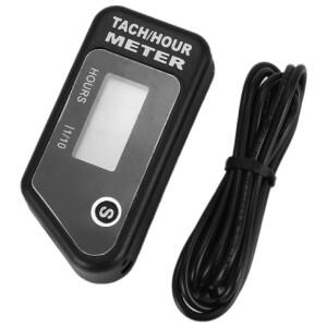 리셋 가능 시간 측정기 선외 전동 잔디 깎는 기계 용 디지털 타코미터 Motocross 바이크 오토바이 해양 전