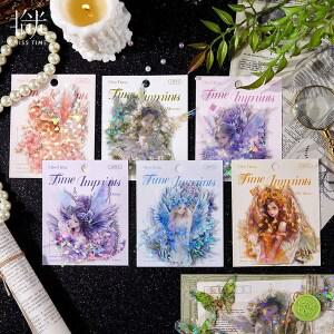 데일리펀 홀로그램 빈티지 다꾸 여신 인물 스티커 다이어리 꾸미기스티커