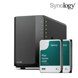 시놀로지 나스 DS225+ NAS 8TB [4TBx2] HDD HAT3300 포함