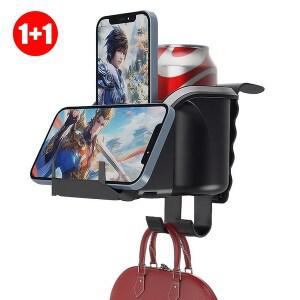 슈퍼인 차량용 컵홀더 헤드레스트 휴대폰거치 다기능 수납걸이