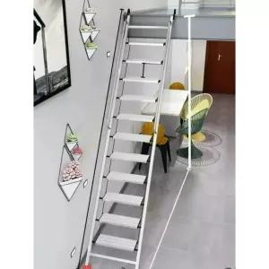 이층 침대 사다리 분리형 낮은 어린이 원룸 2층 난간 수납형 철제