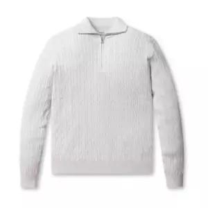 [롯데백화점]프로젝트엠 프로젝트엠 남성 코튼 케이블 반집업 스웨터 EPG1ET1200