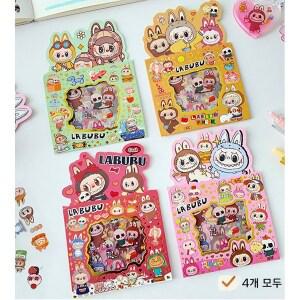 모던시스터즈 라부부 스티커 세트 다이어리 꾸미기 인기 캐릭터 다꾸
