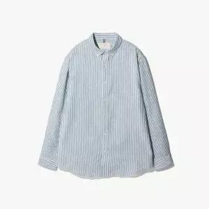 [롯데백화점]에스티코 스트라이프린넨혼방긴팔블루셔츠(이지핏)DDSXA05