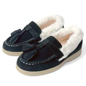 아동털신 가죽 털로퍼 맘앤키즈 테슬구두