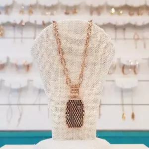 [하프클럽/] 세이브존01 블랙다이아 목걸이 SNN208