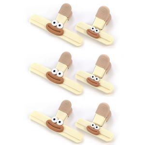 i12B 귀여운 캐릭터 밀폐 봉지 클립