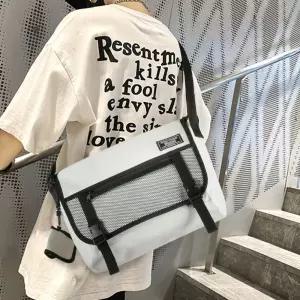 [제이프로젝]여행 보조 가방 여행용 크로스백 남자 파우치백 남자슬링백 학생크로스백 남자크로스백 스트릿