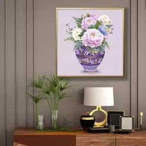 꽃그림 목단 그림 액자 50 PEOVA4