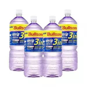 [내일도착]불스원 Rain Ok 에탄올 3in1 코팅 워셔 1800ml, 6개입