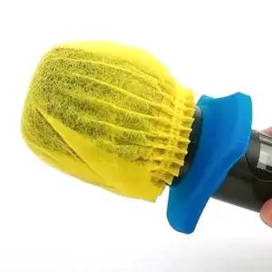 먼지로부터 멀리 떨어지는 일회용 노래방 용품 윈드스크린 부직포 마이크 캡 패드 항균 커버 마이크 커버