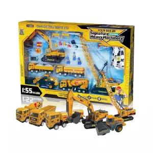 [모두모아]크레인 레버 불도저 지게차 시그니쳐 중장비 세트 중장비장난감 자동차장난감 7세남아선물 어린