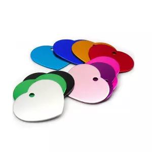 반려동물 써지컬인식표 자재 하트티셔츠원형뼈다귀인식표 인식표