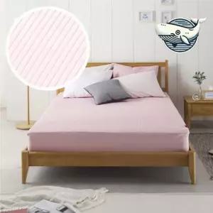 부드러운 예쁜 줄누빔 매트리스킨 침대커버 여름