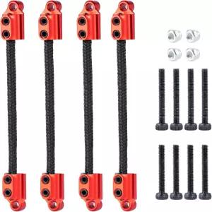 SW RC 쇼크 업소버 스트랩 118 제한 이동 미니 트럭 몬스터 LMT 업그레이드 전면후면 액세서리빨간색