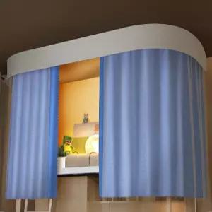 기숙사 침대 이층 대학생 커튼 학생 모기장 가리개 싱글 프레임 조립식 철제 어른 침실