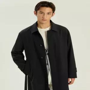 닥스 남성 26SS 다크네이비 울혼방 싱글 트렌치코트 DMTR6A051N3