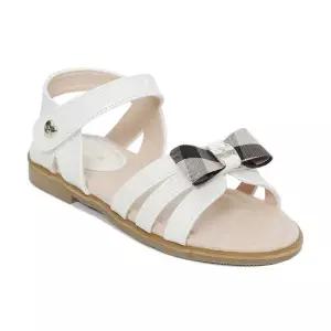 [보리보리/닥스리틀]닥스리틀 체크 리본 샌들  DUM62UR61M_WT