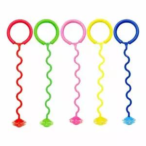 LED 줄넘기 발목 한발 S자 64cm 유산소 운동