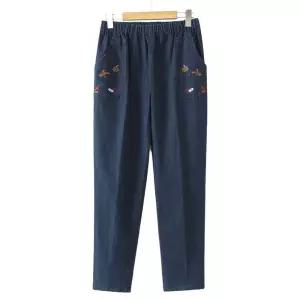 팬츠 밴딩 할머니 고무줄 겨울 청바지 선물 엄마 퀄팅