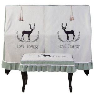 북유럽 인테리어 피아노커버 건반 풀커버 타월 신디사이저 코리아 3종 두꺼운 F nch