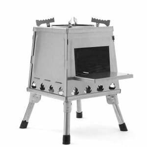 캠핑 접이식 불멍 직화 화로대 화목 난로 26x34