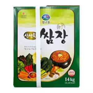 참고을 신선한 쌈장 14kg 업소용 대용량 식자재